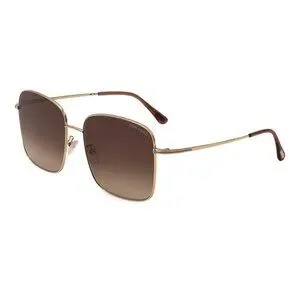 NEW TOM FORD TF894/K 28F SQUARE GOLD BROWN WOMEN SUNGLASSES TOM FORD Tom Ford Sunglasses Women Gold Frame TF894-K 28F 59^17^145  main image 4